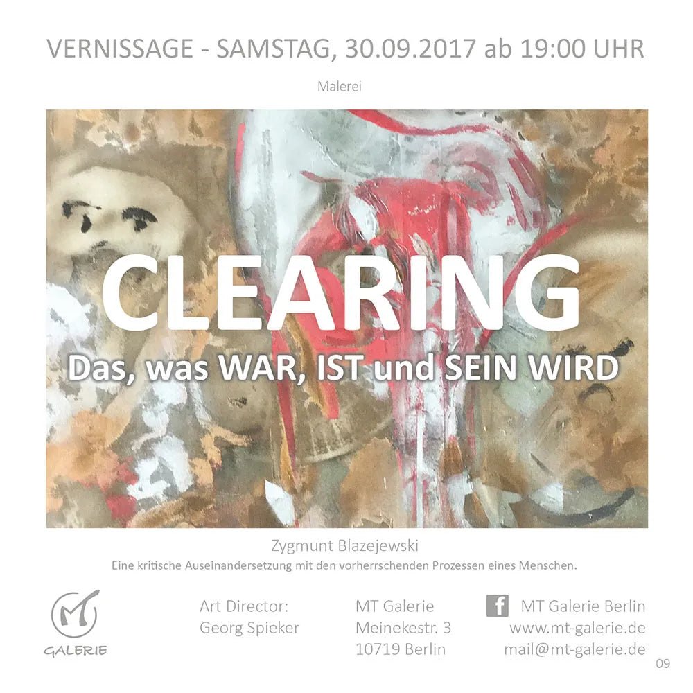 CLEARING | MT Galerie in Berlin - Kunst, Lebensabschnitte und ein Friseursalon als Bühne - Zygmunt Blazejewski Fine Art Editions