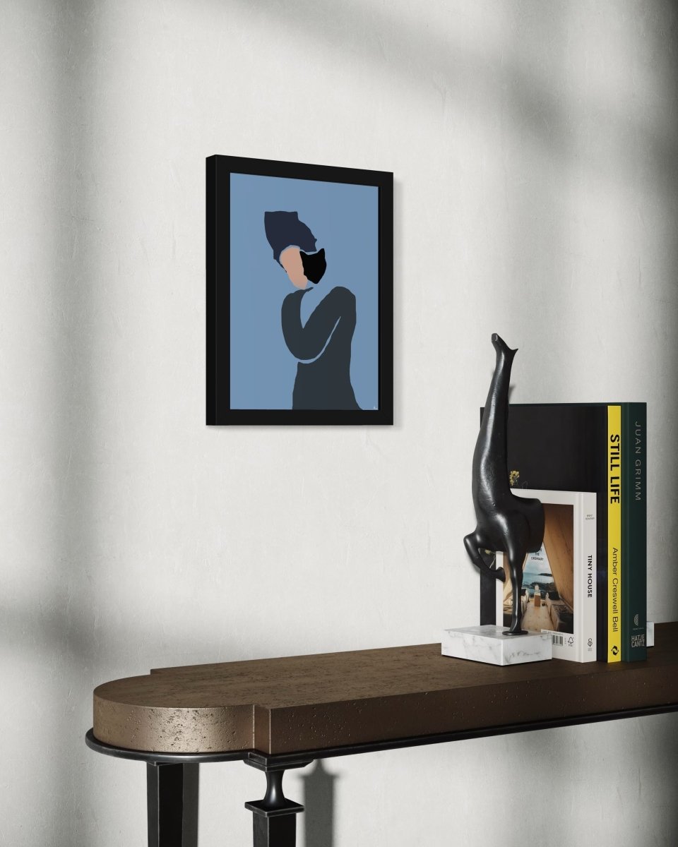 Frau mit Katze - LORRIS.NFT - Zygmunt Blazejewski Fine Art Editions